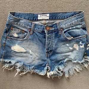 One teaspoon denim shorts
